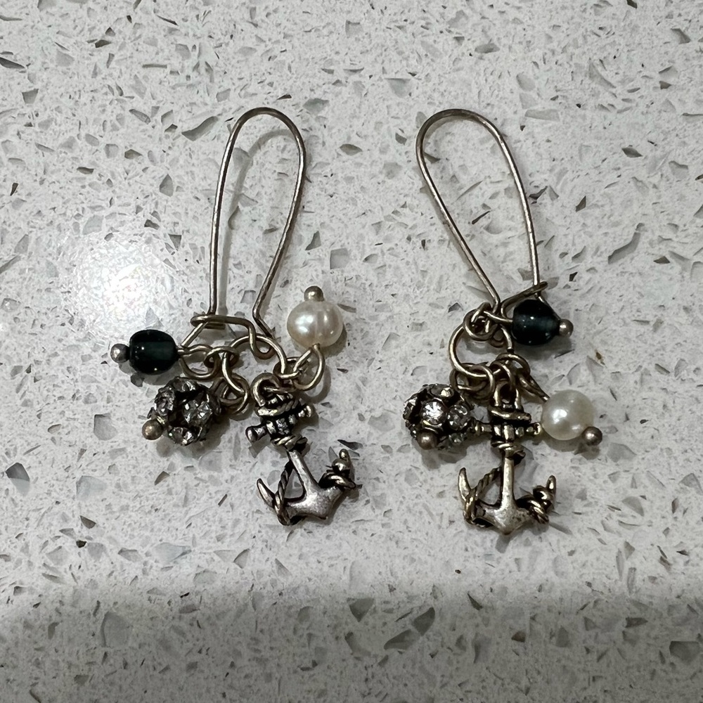 American Eagle Anchor earrings